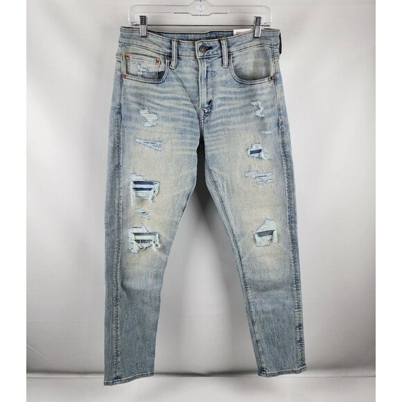 American Eagle Outfitters Other - SOLD OUT American Eagle Jeans Mens 31x30 Blue Airflex + Temp Tech Skinny NWT